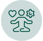 Executive health program icon
