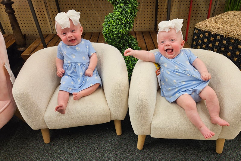 Cora and Blayklee twins