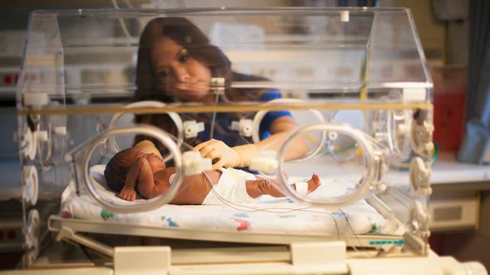 When can a baby survive outside the womb