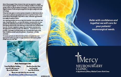 Neurosugery Referring Provider Info.