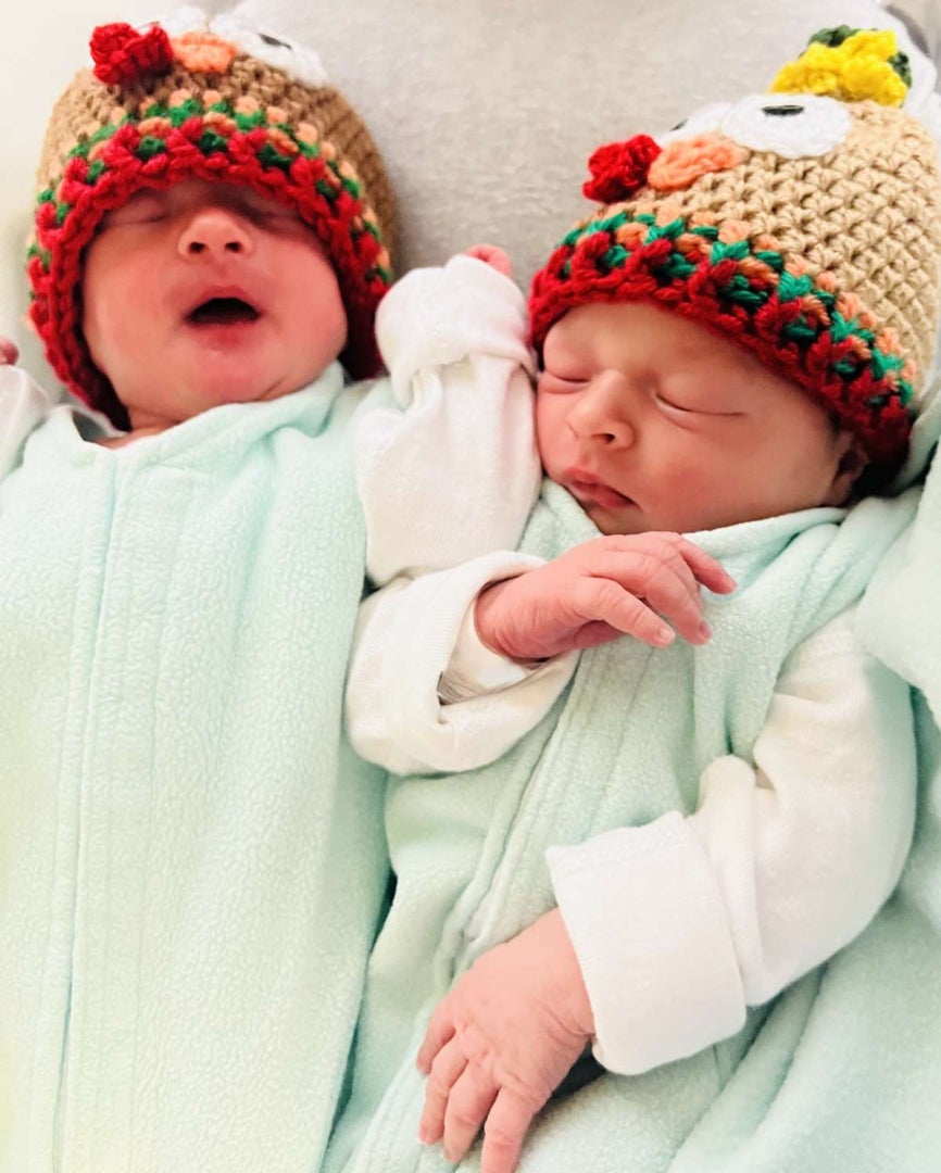 Twins Tatum and Teagan were born 72 years after their great-great-great grandmother gave birth to twin sons at the same hospital.
