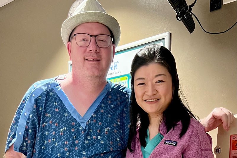 Jeff Spencer and Dr. Lin